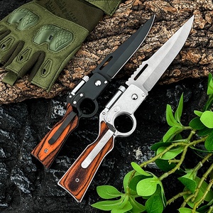 Cuchillo Plegable Multifuncional AK para Supervivencia al Aire Libre, Herramienta Portátil EDC para Senderismo, Cuchillo de Bolsillo DIY 5Cr13Mov - Product Image 5