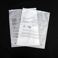 Bolsas Transparentes con Cierre de LDPE/PE LIANYOU LY-ZPC01, Personalizadas con Holograma, Reciclables, con Válvula, Impresión por Serigrafía, Impresión por Grabado
