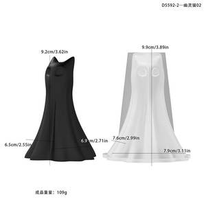 Diy Silicone Mold for Halloween Ghost <strong>cat</strong> <strong>Figurines</strong>, Silicone Mold for Gypsum Candles - Product Image 3