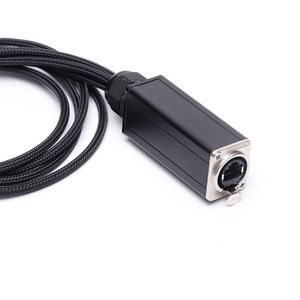 <span class=keywords><strong>4</strong></span> kênh XLR 3pin để RJ45 Nam Nữ rắn âm thanh cáp CAT5 ethercon <span class=keywords><strong>DMX</strong></span> 512 Ethernet chuyển đổi cho sống sân khấu âm thanh loa - Product Image 3