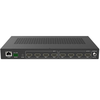 Contrôleur de mur vidéo 4x4 4K 60Hz HDR pour commutateur matriciel 2.0 avec réducteur de résolution EDID, contrôle IR, contrôle de mur vidéo sans coupure, conformité HDCP 2.2/1.4