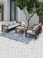 Meubles de jardin en aluminium pour terrasse, canapé extérieur de haute qualité, vente en gros