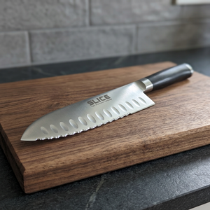 Seki Japan Stainless Steel Satin Finish Ambidextrous Serrated Edge Plastic Handle 8-9.9in Dishwasher <b>Safe</b> Wave Blade Chef <b>Knife</b> - Product Image 3