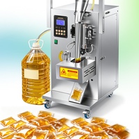 Macchina Automatica Verticale per Confezionamento Liquidi in Bustine per Piccole Imprese, Riempitrice e Sigillatrice per Acqua, Latte, Succo, Aceto e Olio