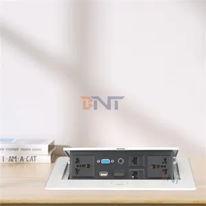 Mejore la configuración de su oficina en casa con BNT Tipo de enchufe universal Muebles Enchufe USB Energía de escritorio Pop Up Acceso de energía eficiente