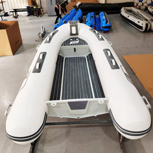 قارب قابل للنفخ بهيكل صلب من الألومنيوم بطول 11 قدمًا من ماركة <span class=keywords><strong>FREESUN</strong></span> مع وحدة تحكم مركزية معتمد من CE للبحيرات والأنهار - Product Image 5