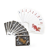 Cartes à jouer personnalisées écologiques recyclables, vente en gros OEM, jeu de cartes de poker, boîte coulissante de luxe