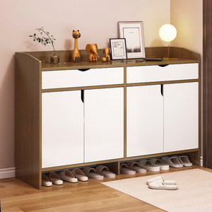 <b>Shoe</b> Rack Home Entryway Large Capacity Simple Cabinet Nordic Balcony <b>Storage</b> With Door <b>Shoe</b> Cabinet - Product Image 1