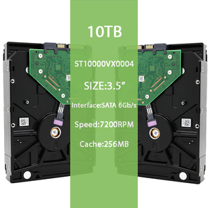 Disque dur interne d'occasion ST10000VX0004 10 To, 3,5 pouces, SATA 6 Gbit/s, 7200 tr/min, cache 256 Mo, surveillance 24/7, prenant en charge 64 caméras HD - Product Image 1
