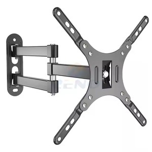 Nối dài TV Wall Mount Bracket 10-42 inch, 180 ° xoay ± 15 ° nghiêng, VESA 100x100-200x200, 10kg tải, Slim tiết kiệm không gian thiết kế - Product Image 1