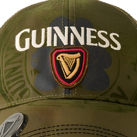 Casquette de baseball personnalisée à 6 panneaux en sergé de coton avec patch brodé et dos élastique