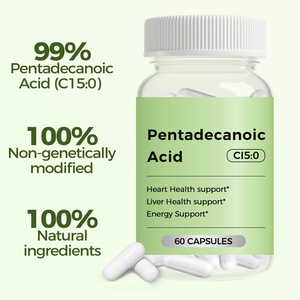 Cápsulas de Ácido Pentadecanoico OEM al por Mayor, 60 Unidades, con Ácido Pentadecanoico NAD y Suplemento Dietético de Cardo Mariano - Product Image 2