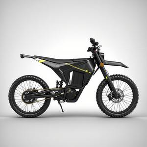 72V Mid Drive Full Suspension <strong>Suron</strong> Fat Tire Road Ultra Light Bee Hybrid Mountain Dirt Pit Bicycle Stealth Bomber Electric <strong>Bike</strong> - Product Image 2