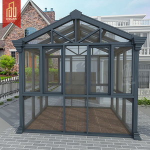 Casas Prefabricadas, Solárium, Gran Oferta, <span class=keywords><strong>Precio</strong></span> de Fábrica, Villa de Vidrio Templado, Accesorios de Vidrio de Aleación de Aluminio, Terraza Acristalada - Product Image 4