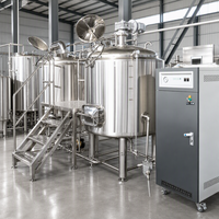 Système de brasserie de bière artisanale en acier inoxydable clé en main de 1200 L pour usine de brassage de bière artisanale