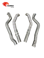 Downpipe universel AWD RWD Turbo pour Benz E63 AMG W212 berline 5.5L V8 BiTurbo avec supports réglables