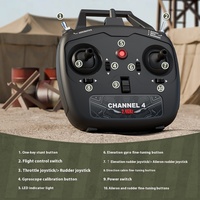 Avion télécommandé vintage à quatre canaux, planeur sans fil pour débutants, jouet d'extérieur, modèle de chasseur - Meilleures ventes