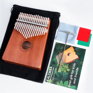 Kalimba de madera de 17 teclas, instrumento Musical de dedo pulgar Mbira <span class=keywords><strong>Sanza</strong></span>, Kalimba acústico - Product Image 1