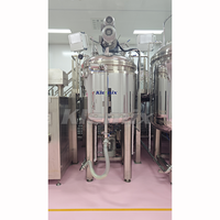 Machine d'émulsification et d'homogénéisation sous vide pour crème corporelle et lotion cosmétique, configuration haut de gamme pour production automatique