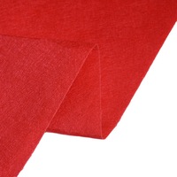 Großhandel 1mm Nadelfilz Vliesstoff 100% ES-Faser Schwerer Abriebfester Filzstoff Roter Hochzeitsteppich Hintergrund