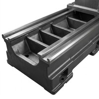 Pièces moulées en fonte ductile grise professionnelle EN-GJL-250, base de machine de haute précision GG25 pour équipement CNC et machines automobiles