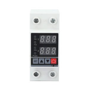 อุปกรณ์ป้องกันไฟเกินและไฟตกแบบปรับได้ 40A 63A 220V ติดตั้งบนราง Din พร้อมรีเลย์ป้องกันกระแสเกิน - Product Image 4