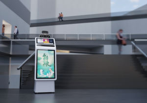 STARMATE Çin Yüksek Teknoloji Reklam Gösterimli Akıllı Robot Resepsiyon Robotu Restoran Otel Alışveriş Merkezi Rehberlik İnsansı Robot - Product Image 3