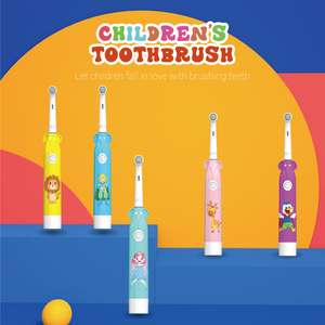 <span class=keywords><strong>Cepillo</strong></span> de Dientes Eléctrico para Niños con Batería, CE/RoHS, Recordatorio de 2 Minutos, 2 Cabezales de <span class=keywords><strong>Cepillo</strong></span> Reemplazables, Compatible con <span class=keywords><strong>Oral</strong></span>-<span class=keywords><strong>B</strong></span> - Product Image 3