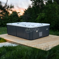 Spa de nage à 10 places avec système Balboa, en acrylique, Jacuzzi, Spa à bulles, Bain à remous, Piscine extérieure, Baignoire Balnéo, Whirlpool, Yakuzzy