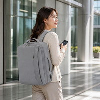 Sac à dos professionnel unisexe Oxford grande capacité 20-35L, étanche, extensible, aspect premium, sac de voyage, sacoche pour ordinateur portable, OEM ODM