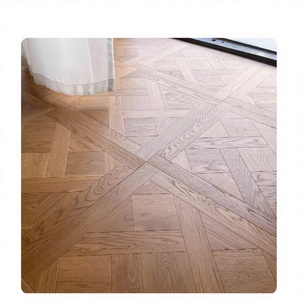 Parquet en chêne français classique, carreaux <span class=keywords><strong>de</strong></span> parquet modernes <span class=keywords><strong>de</strong></span> style <span class=keywords><strong>Versailles</strong></span>, installation par système <span class=keywords><strong>de</strong></span> clic, écologique, imperméable, pour chambre à coucher - Product Image 1