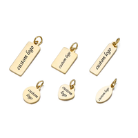 Fabricant de bijoux sur mesure OEM et ODM, pendentif en acier inoxydable plaqué or et argent, personnalisation du logo et du texte