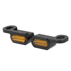 Mini-feux de moto, clignotants LED, adaptés aux accessoires de modification des clignotants Harley Glide et Softail - Product Image 6