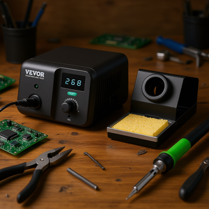 Station de soudage numérique Vevor 70W 220V 122F-932F avec contrôle de température pour la réparation électronique - Product Image 2