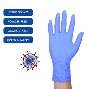 Gants jetables en nitrile noir extra durables 6 mil, sans poudre, antidérapants, hypoallergéniques, poignets froncés, bouts de doigts texturés, usage général - Product Image 4
