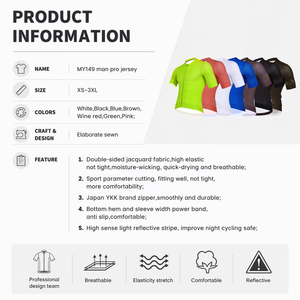 <span class=keywords><strong>Jersey</strong></span> Sepeda Profesional Pria Mcycle, Bernapas, Cepat Kering, Lengan Pendek, Ukuran Besar, Custom Tim, OEM, Grosir Pabrik, Atasan Sepeda - Product Image 2