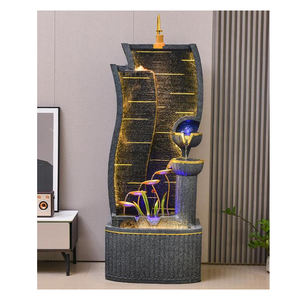 Fontaine d'eau décor de jardin cascade <span class=keywords><strong>Casade</strong></span> feng shui intérieur chutes d'eau chute d'eau fontaine intérieure maison cour intérieur - Product Image 2