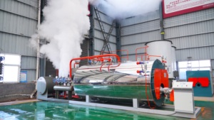 Caldaia a vapore orizzontale industriale a tubi di fumo Kingder WNS 8 tonnellate (olio/gas) in acciaio inossidabile per uso <span class=keywords><strong>interno</strong></span>/esterno in fabbriche - Product Image 5