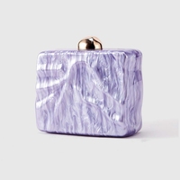 Tas Tangan Desainer Terbaru Merek Mewah Tas Kustom Dompet Pengantin Tas Clutch Akrilik Kustom Tas Malam Pernikahan Dompet untuk Wanita