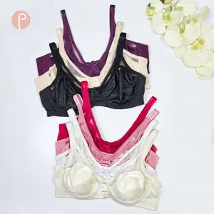 Sujetador transparente <span class=keywords><strong>de</strong></span> malla con aros, minimizador <span class=keywords><strong>de</strong></span> varios colores, Copa grande, sujetador <span class=keywords><strong>de</strong></span> talla grande para <span class=keywords><strong>mujeres</strong></span> y niñas con <span class=keywords><strong>pechos</strong></span> <span class=keywords><strong>grandes</strong></span> - Product Image 1