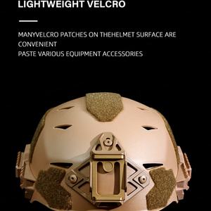 หมวกนิรภัยทางยุทธวิธีน้ำหนักเบา Wendy EX 3.0 Rail คุณภาพสูง ผลิตจากวัสดุ ABS ระบายอากาศได้ดี เหมาะสำหรับกิจกรรมกลางแจ้งและการฝึกขี่ - Product Image 5