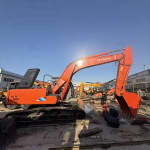 Excavadora de cadenas Hitachi ZX240 original de Japón, modelo 2020, motor de 190 kW, caja de cambios, capacidad de la cucharón de 1,38 m, bien mantenida, completamente funcional. - Product Image 6