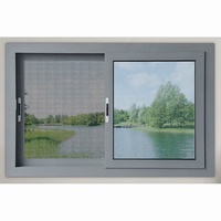 Fabricante chino Parrilla personalizada Ventanas correderas Puerta Doble vidrio templado Huracán Impacto Ventana corredera de aluminio