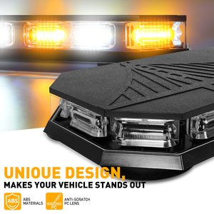 Đèn báo hiệu khẩn cấp 16.5 inch 56 LED mới, gắn nóc xe, đèn strobe, nam châm, thanh cảnh báo, lắp đặt đa năng, bảo hành 1 năm, dành cho ô tô - Product Image 1