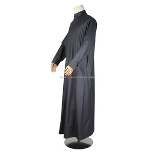 Robe Islamique Traditionnelle Personnalisée d'Hiver pour <span class=keywords><strong>Homme</strong></span>, Caftan, Djellaba, Jilbab, Khimar, Maxi Qamis, <span class=keywords><strong>Boubou</strong></span> - Product Image 3
