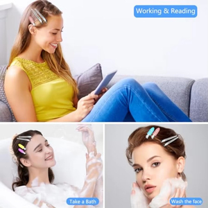 30 Pinzas de Pelo Metálicas Tipo Cocodrilo - Pinzas Plateadas con Forma de Pico de Pato y Agujeros, Pinzas Resistentes para Estilismo de Salón, Tamaños Variados, para Hacer Lazos DIY - Product Image 4