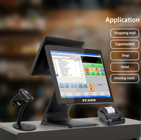 Sistema de Punto de Venta (TPV) con Pantalla Táctil de 15.6 Pulgadas para Supermercados, Software y Hardware de TPV, Fabricado en China