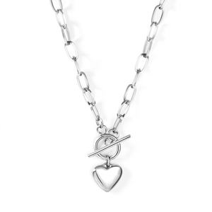 New Styles Stainless Steel Gold Plated <b>Jewelry</b> <b>Chain</b> Heart Shape Pendant <b>Chain</b> Necklace - Product Image 2
