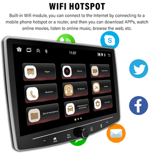 <span class=keywords><strong>Android</strong></span> 13 Car Stereo 10,1 pulgadas Carplay <span class=keywords><strong>Android</strong></span> Auto BT GPS FM WIFI Hot Spot DVR Record Handfree BT Call - Product Image 4