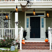 Chapeau d'Halloween Chapeau de sorcière en gros Décoration suspendue Chapeau haut de forme flottant avec ensemble de corde pour adultes et enfants
